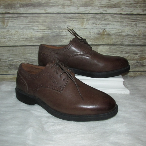 Florsheim Stealth Plain Ox Brown Leather Oxfords main image 4